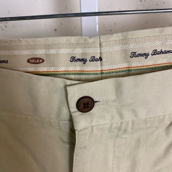 #157 TOMMY BAHAMA Wide Leg Khaki Chinos - Picture 8 of 11